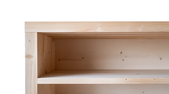 Sleek Modern Open Shelf