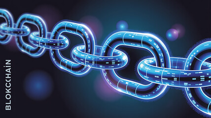 Abstract blue glowing wave pattern with bright lines of light in a fractal design.