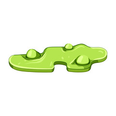 drift toxic puddle cartoon vector illustration
