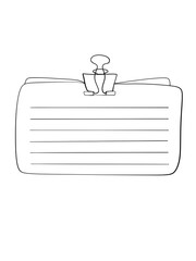 Binder Note Card Background, Text Overlay, Printable Art