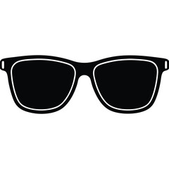 Fototapeta premium Stylish Black Sunglasses Vector Graphic