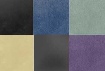 Set of Six Different Colored Ceramics