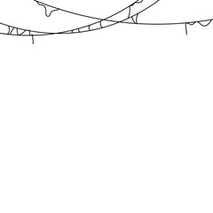 Halloween Spider Web Header