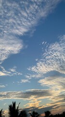 Fototapeta premium sunset in the sky