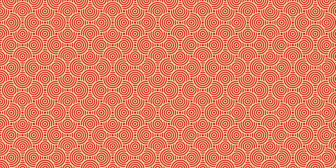 Chinese seamless pattern traditional style collection or japanese poster oriental geometric festive ornament for lunar Chinese new year decoration in Red and golden abstract asian  Vintage  background