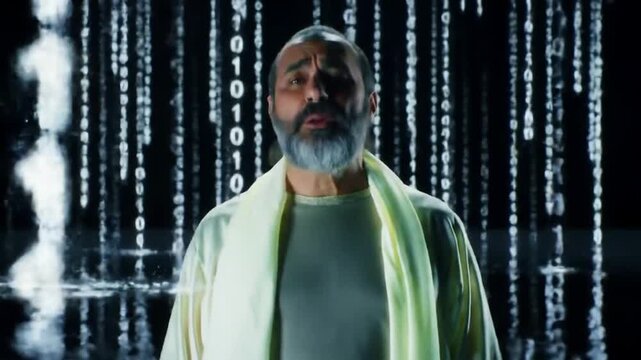 Street Prophet Sings While Code Rains From Sky