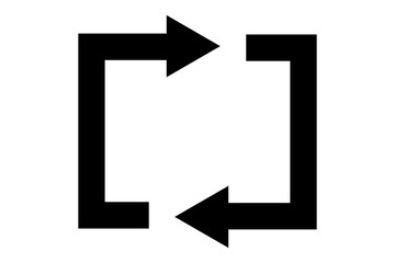 Straight pointed arrow icon. Black arrow pointing to the right. Black direction pointer
