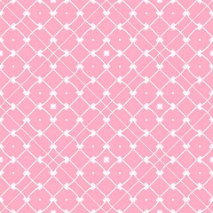 Fototapeta premium Pink geometric repeating pattern