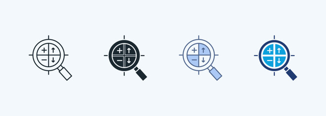 Swot Analysis Multiple Style Icon Collection