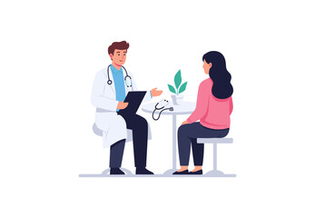 Doctor patient consultation healthcare medical appointment