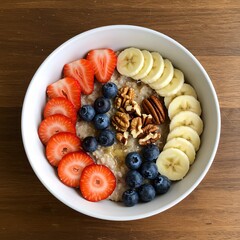 Healthy Breakfast Oatmeal Bowl