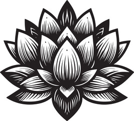 Abstract geometric silhouette shape isolated on transparent background