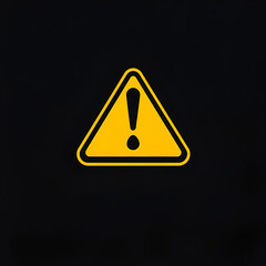 Warning icon vector image. Can be used for Business Disruption.