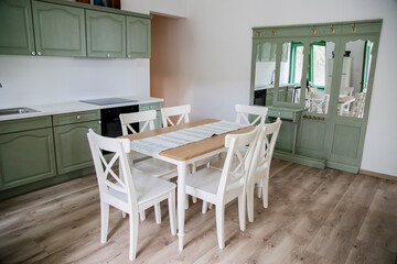 Clean and bright kitchen
