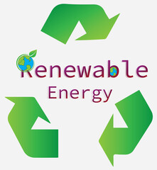 Green energy logo of eco energy, renewable energy, and energy trending. 