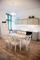 Clean and bright kitchen