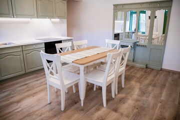 Clean and bright kitchen