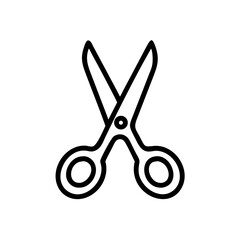 Scissors Icon for Creativity and Crafting Topics