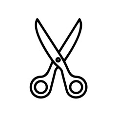Scissors Icon for Creativity and Crafting Topics