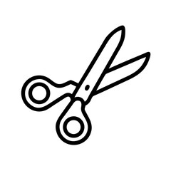 Scissors Icon for Creativity and Crafting Topics