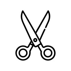 Scissors Icon for Creativity and Crafting Topics