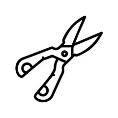 Scissors Icon for Creativity and Crafting Topics