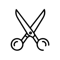 Scissors Icon for Creativity and Crafting Topics