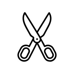 Scissors Icon for Creativity and Crafting Topics