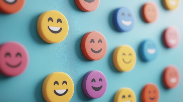 Speaker feedback wall showcases emoji ratings during interactive session in real time