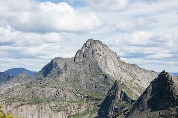 view of the mountains of the Ergaki Nature Park