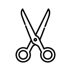 Scissors Icon for Creativity and Crafting Topics