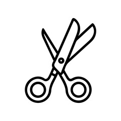 Scissors Icon for Creativity and Crafting Topics