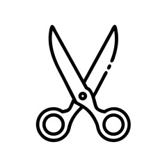 Scissors Icon for Creativity and Crafting Topics