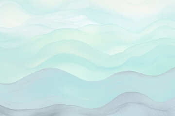 Fototapeta premium Abstract watercolor ocean waves png paint texture overlay, transparent background