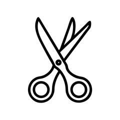 Scissors Icon for Creativity and Crafting Topics