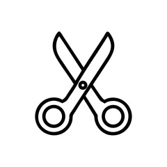 Scissors Icon for Creativity and Crafting Topics