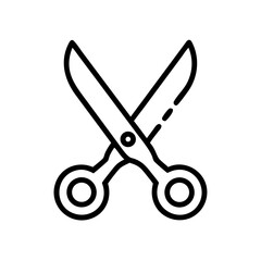 Scissors Icon for Creativity and Crafting Topics