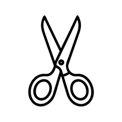 Scissors Icon for Creativity and Crafting Topics