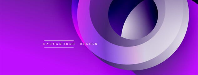 Abstract purple background. Overlapping layers create dynamic visual effect. Modern design suitable for digital projects.