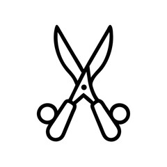 Scissors Icon for Creativity and Crafting Topics
