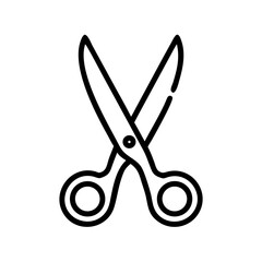 Scissors Icon for Creativity and Crafting Topics
