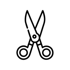 Scissors Icon for Creativity and Crafting Topics