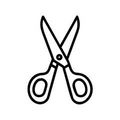 Scissors Icon for Creativity and Crafting Topics