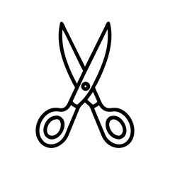 Scissors Icon for Creativity and Crafting Topics