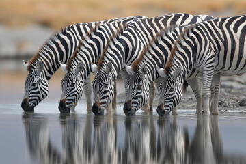 zebra eating grass/animal day