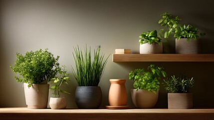 Fototapeta premium eco living, self care, indoor plants, high-quality stock photo, editorial style