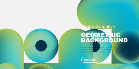 Abstract geometric shapes, vibrant colors, modern design. Text overlay promotes further exploration, clean aesthetic.