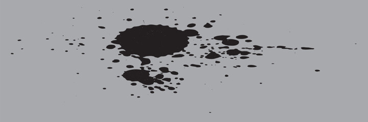 ink splash vector desing elements