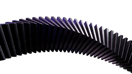 Abstract Holographic Cube Wave Neon Gradient 3D Tech Banner