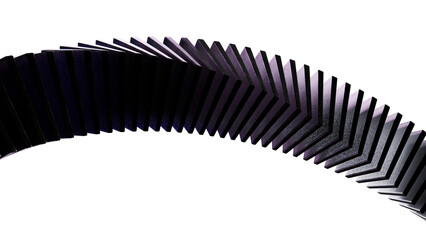 Abstract 3D Holographic Cube Ribbon Wave Neon Gradient Tech Banner UI Wallpaper